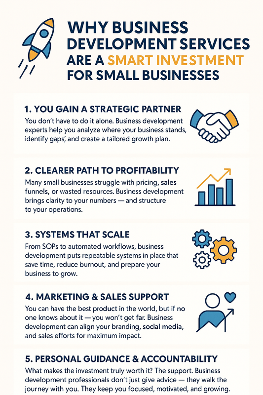 🚀 Why Business Development Services Are a Smart Investment for Small Businesses