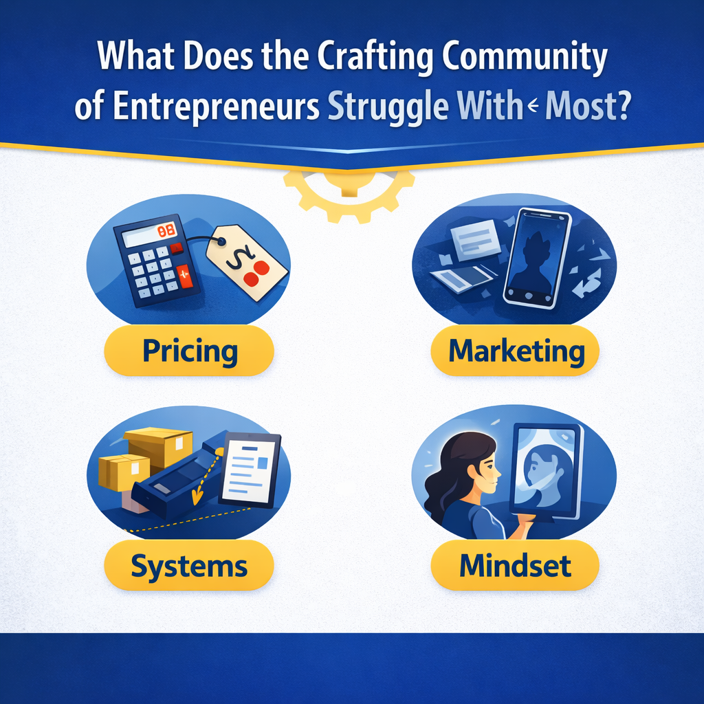 What Does the Crafting Community of Entrepreneurs Struggle With the Most?