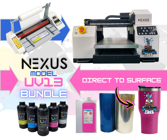 NEXUS UV13 DTF - Direct to Surface - 13 Inch Sheet Film and Platform