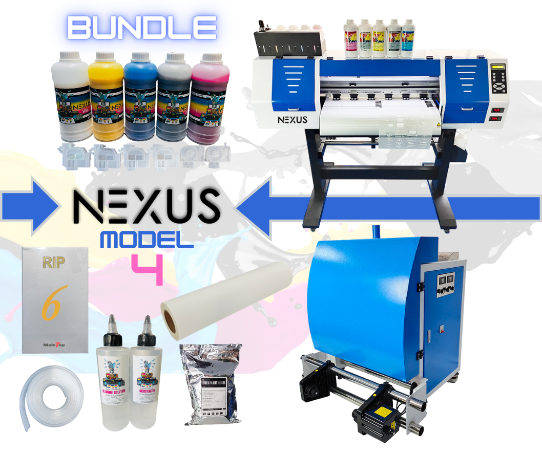 NEXUS MODEL #4 - 24 Inch Wide Format - Printer & Shaker / Oven Bundle - Dual i3200 Printhead